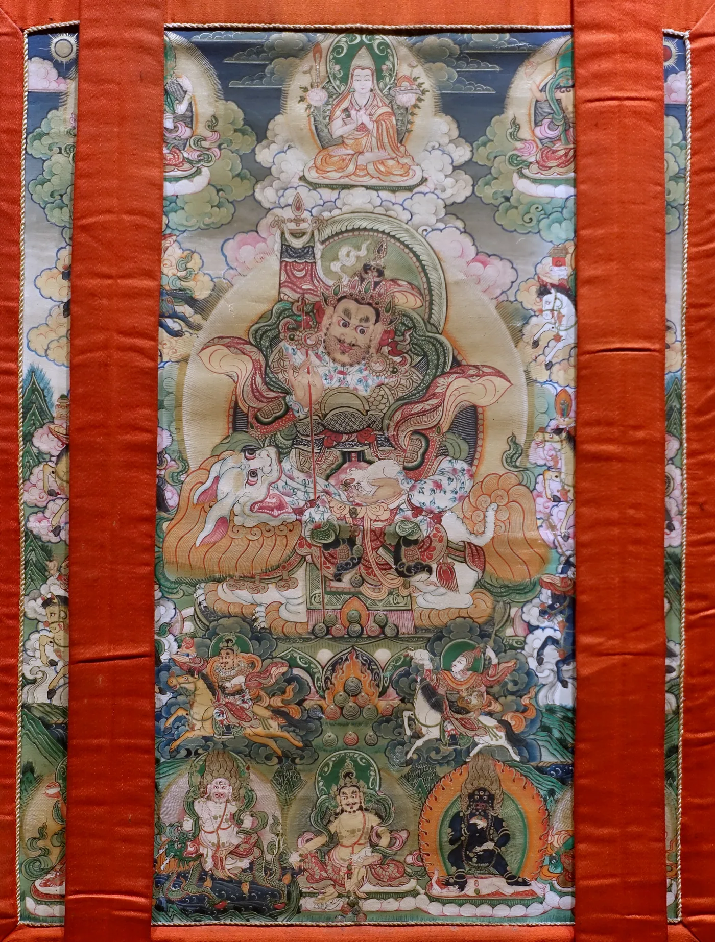 黄财神唐卡